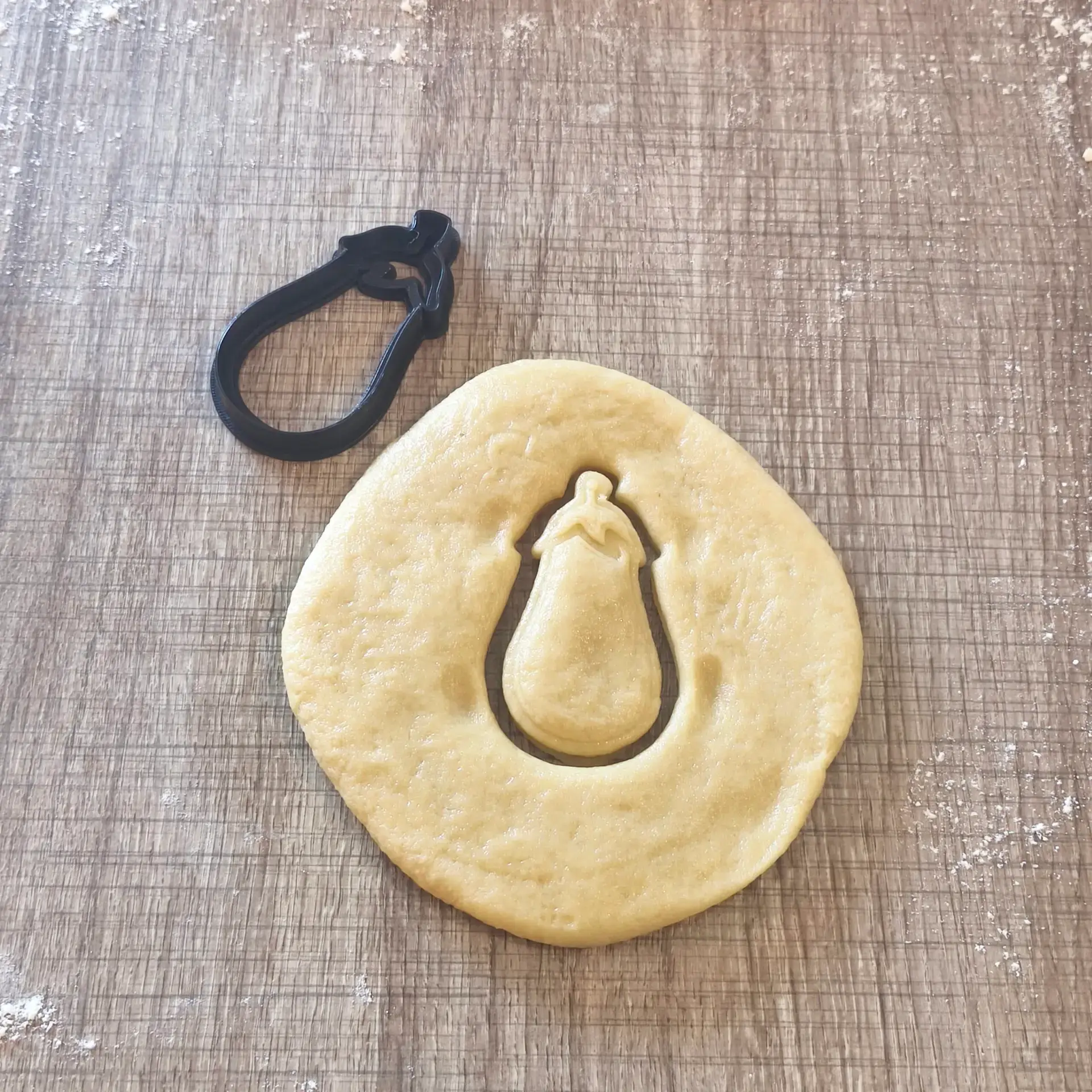 Aubergine Ausstecher Aubergine Ausstecher