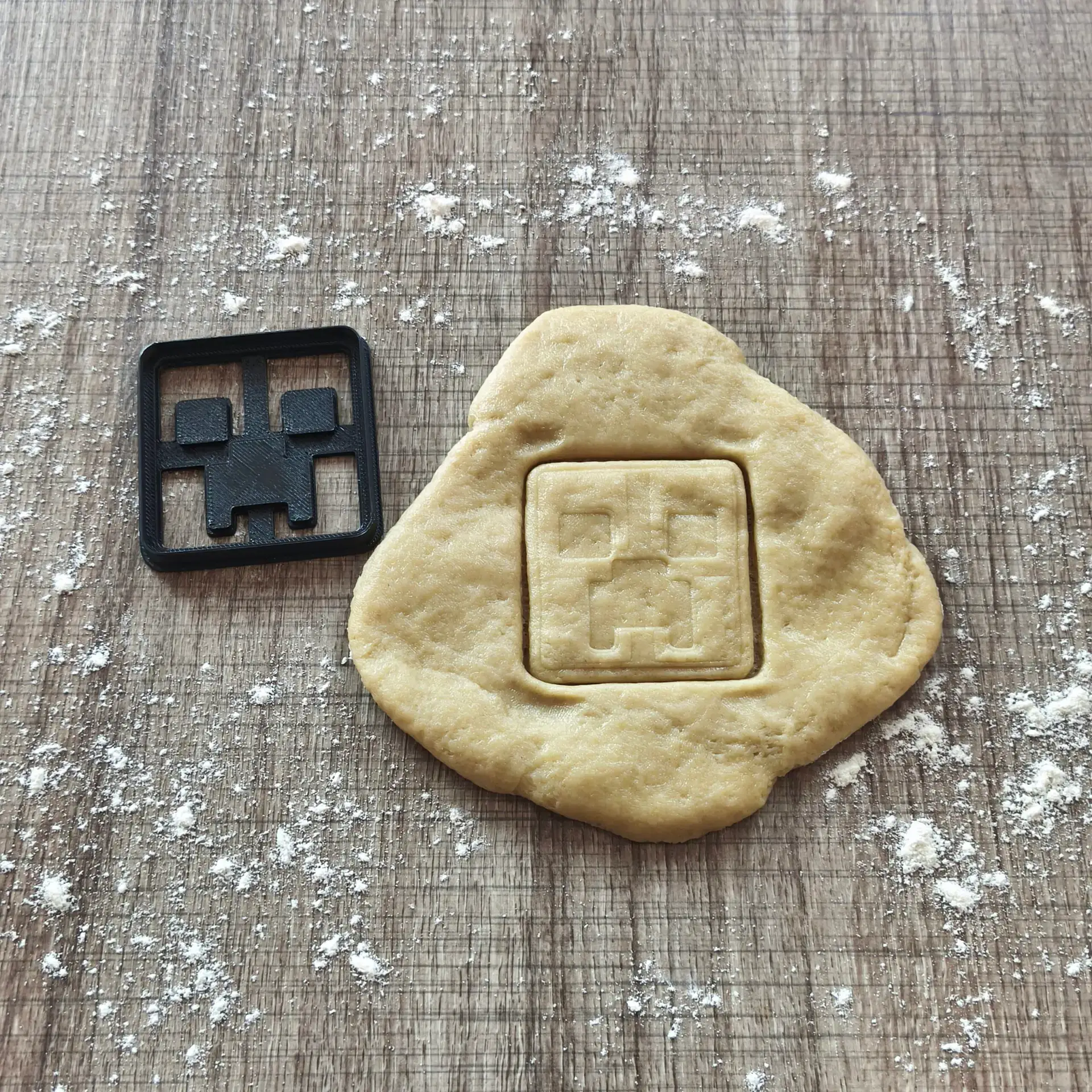 Creeper Ausstecher Plätzchen Fondant Form Cutter