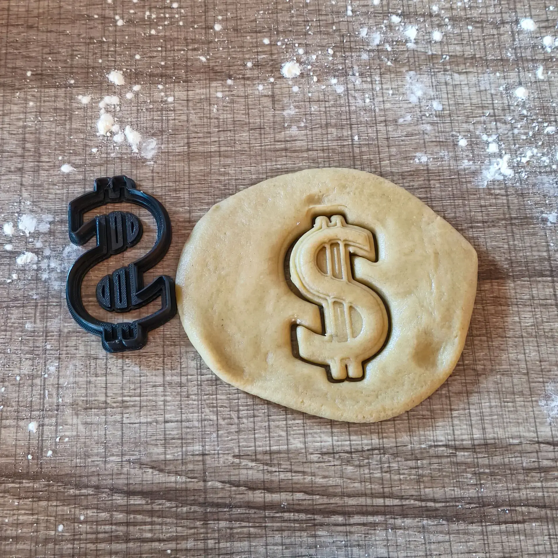 Dollarzeichen Ausstecher | Dollar-Symbol Keksform für Finanz- und Partymotive Dollarzeichen Ausstecher | Dollar-Symbol Keksform für Finanz- und Partymotive