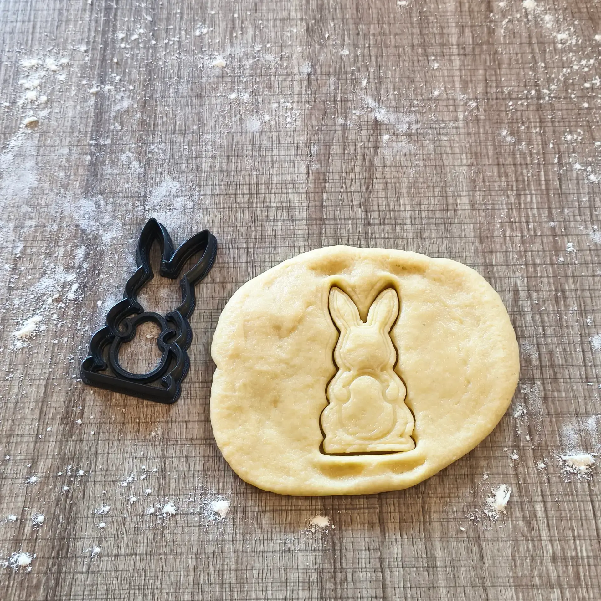 Hase mit Osterei Ausstecher