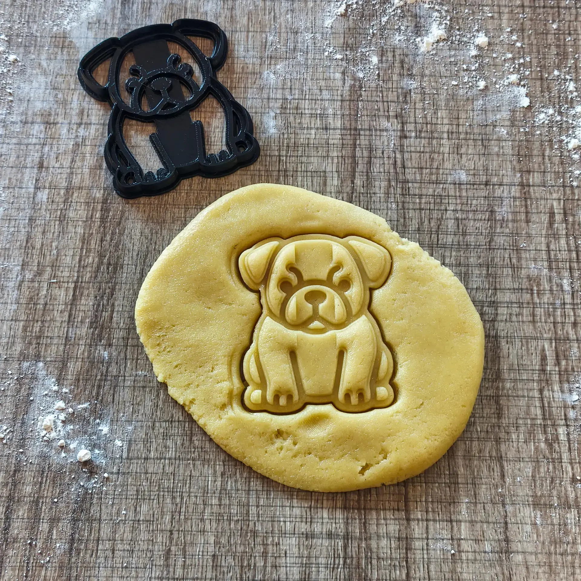 Bulldogge Ausstecher | Charmante Keksform für Fondant & Marzipan Bulldogge Ausstecher | Charmante Keksform für Fondant & Marzipan