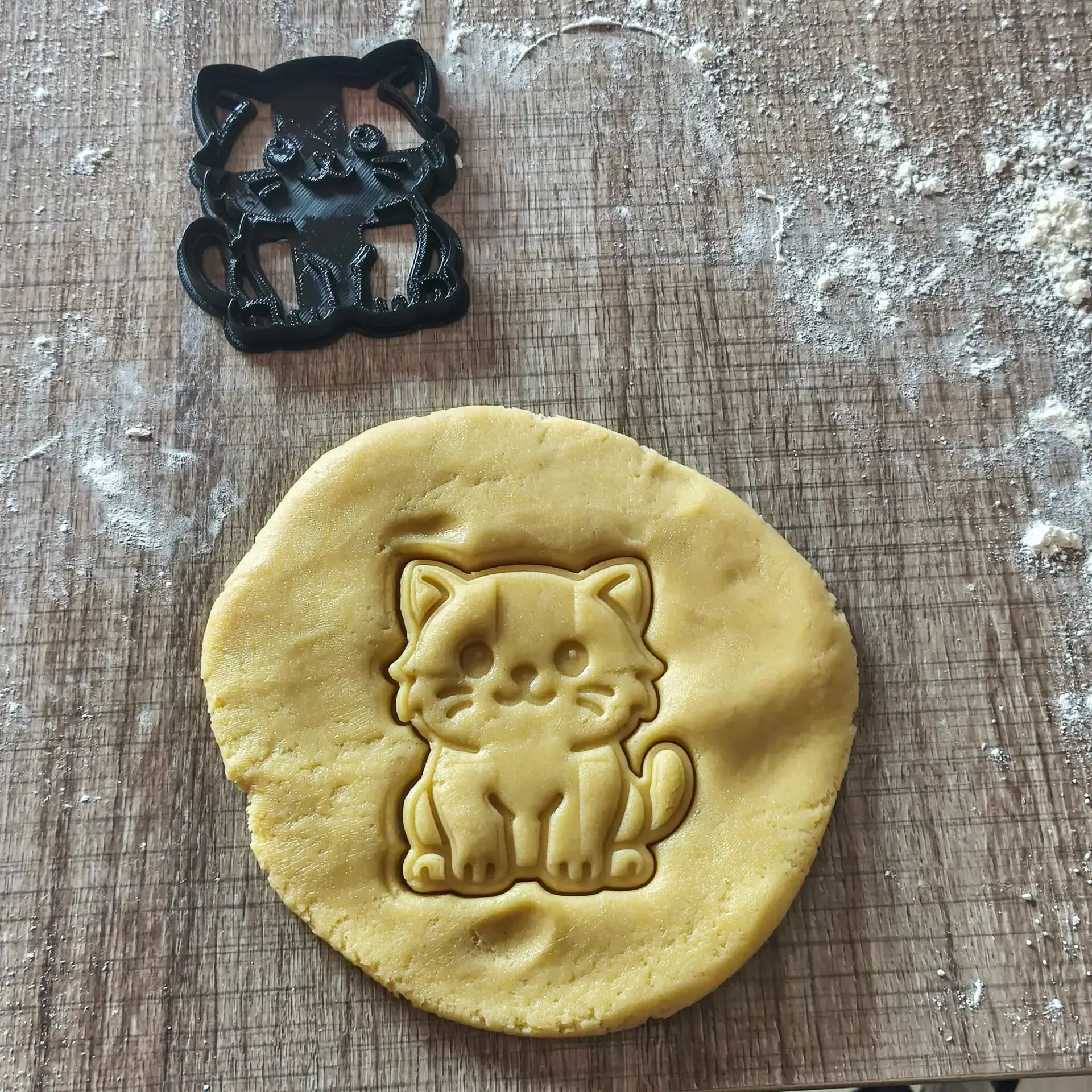 Sitzende Katze Ausstecher | Süße Keksform für Katzen-Liebhaber
