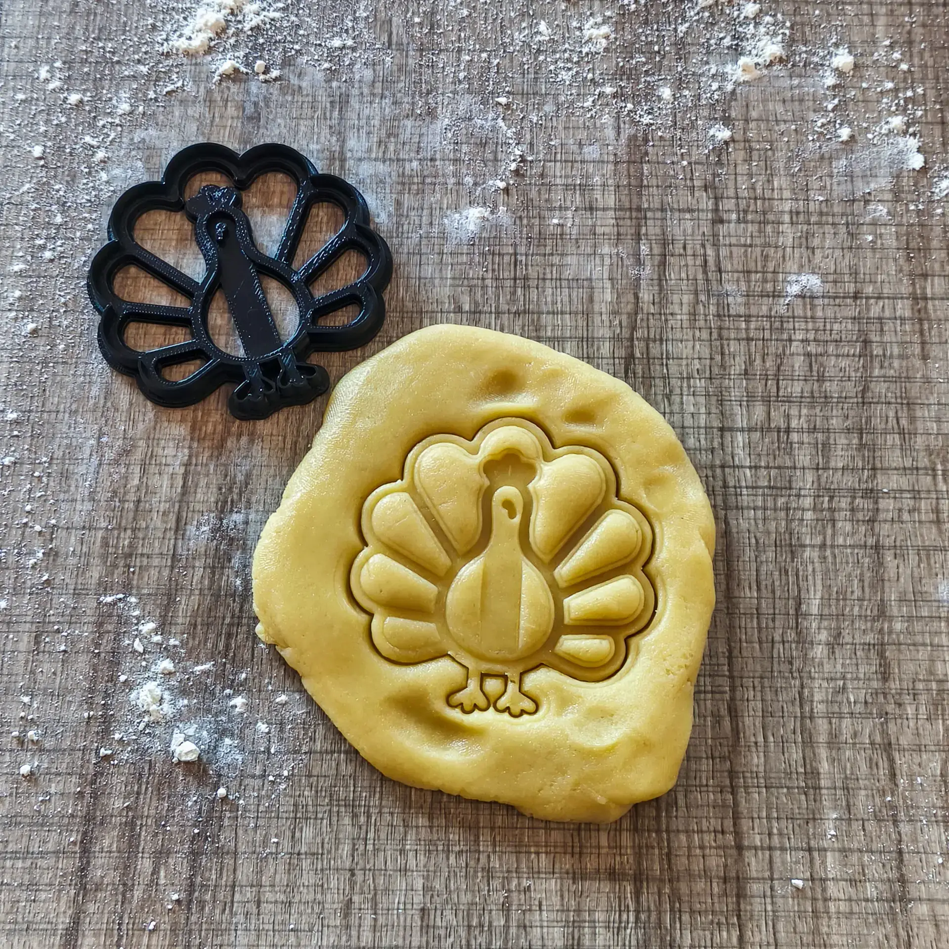 Truthahn Ausstecher | Niedliche Keksform für herbstliche Kekse